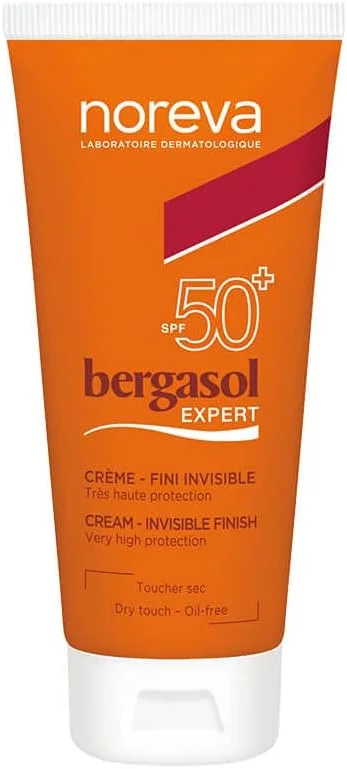 NOREVA BERGASOL EXPERT CREME FINI INVISIBLE TOUCHER SEC SPF50+ 50ML