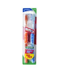 GUM TECHNIQUE PRO COMPACT BROSSE A DENTS MEDIUM DUO PACK REFERENCE 1528