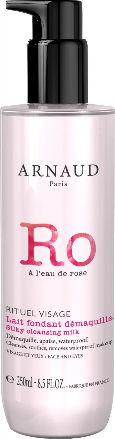 ARNAUD PARIS RO A L'EAU DE ROSE RITUEL VISAGE LAIT FONDANT DEMAQUILLANT 250ML