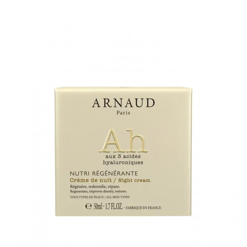 ARNAUD PARIS AH NUTRI REGENERANTE CREME DE NUIT AUX 3 ACIDES HYALURONIQUES 50ML