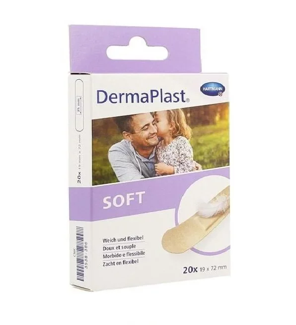 HARTMANN DERMAPLAST SOFT 19*72MM BOITE DE 20 REFERENCE 535342