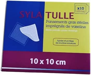 SYLATULLE PANSEMENTS GRAS STERILES 5*5CM BOITE DE 10