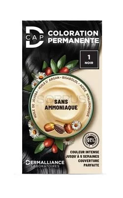 D-CAP COLORATION PERMANENTE NUMERO 1 NOIR