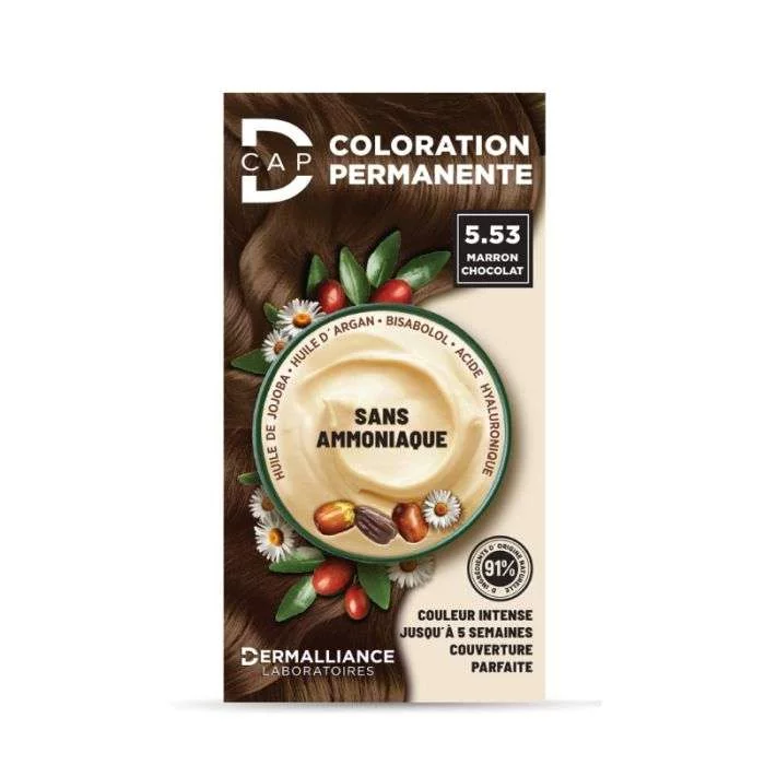 D-CAP COLORATION PERMANENTE NUMERO 5.53 MARRON CHOCOLAT