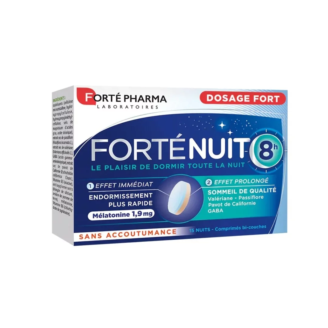 FORTE PHARMA FORTENUIT 8H BOITE DE 15 COMPRIMES