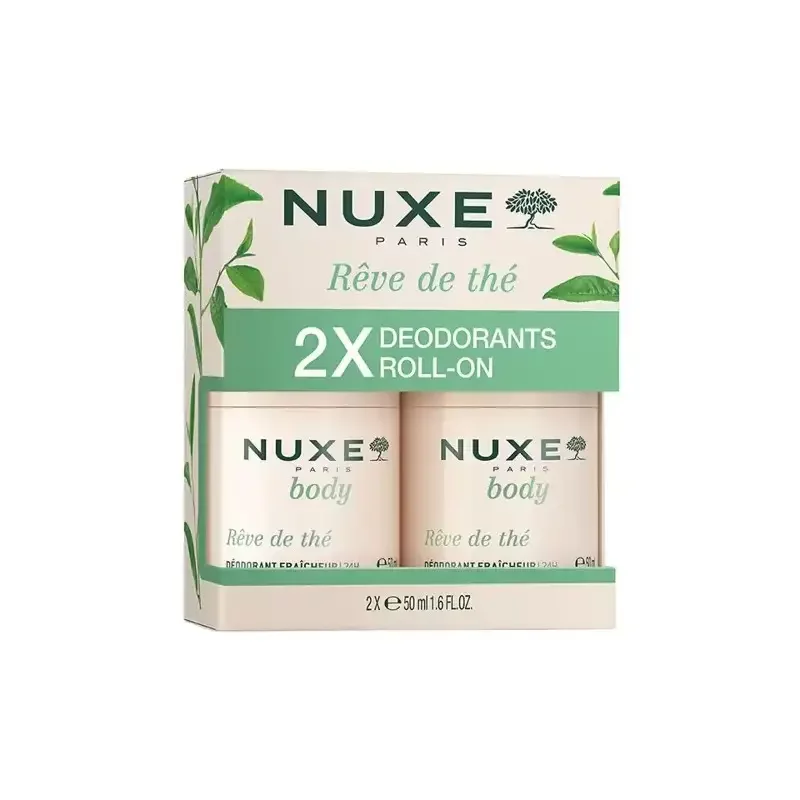 NUXE BODY REVE DE THE DEODORANT FRAICHEUR 24H 2*50ML