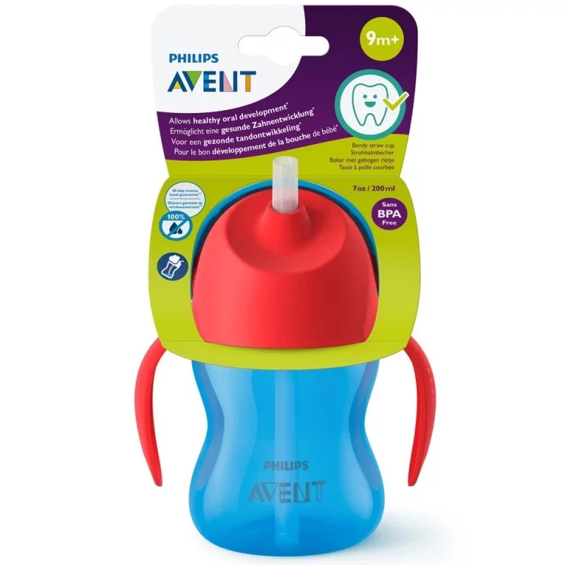 AVENT TASSE A PAILLE 200ML/7OZ 9MOIS+ REFERENCE SCF796/01