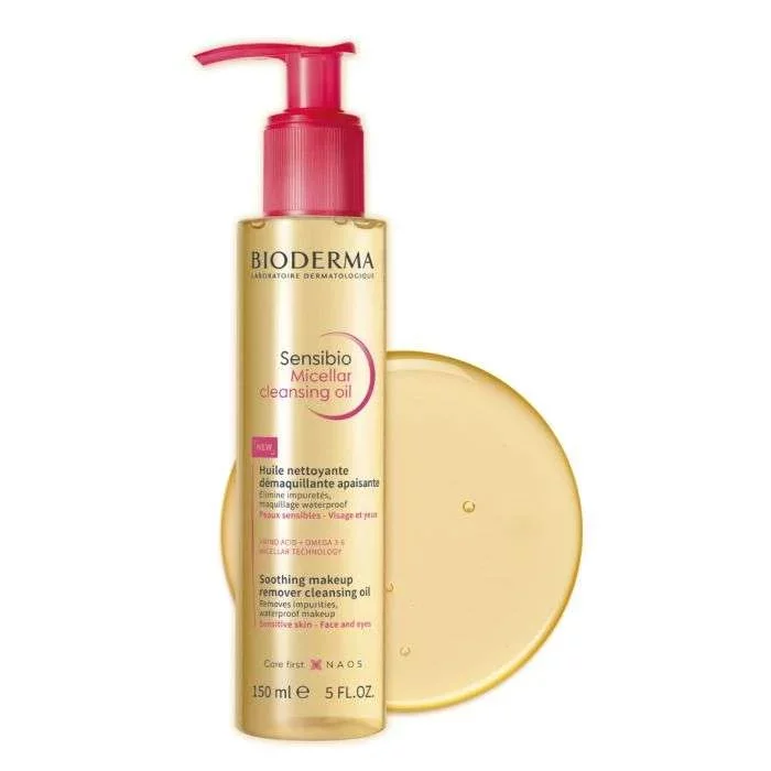 BIODERMA SENSIBIO HUILE NETTOYANTE DEMAQUILLANTE APAISANTE 150ML
