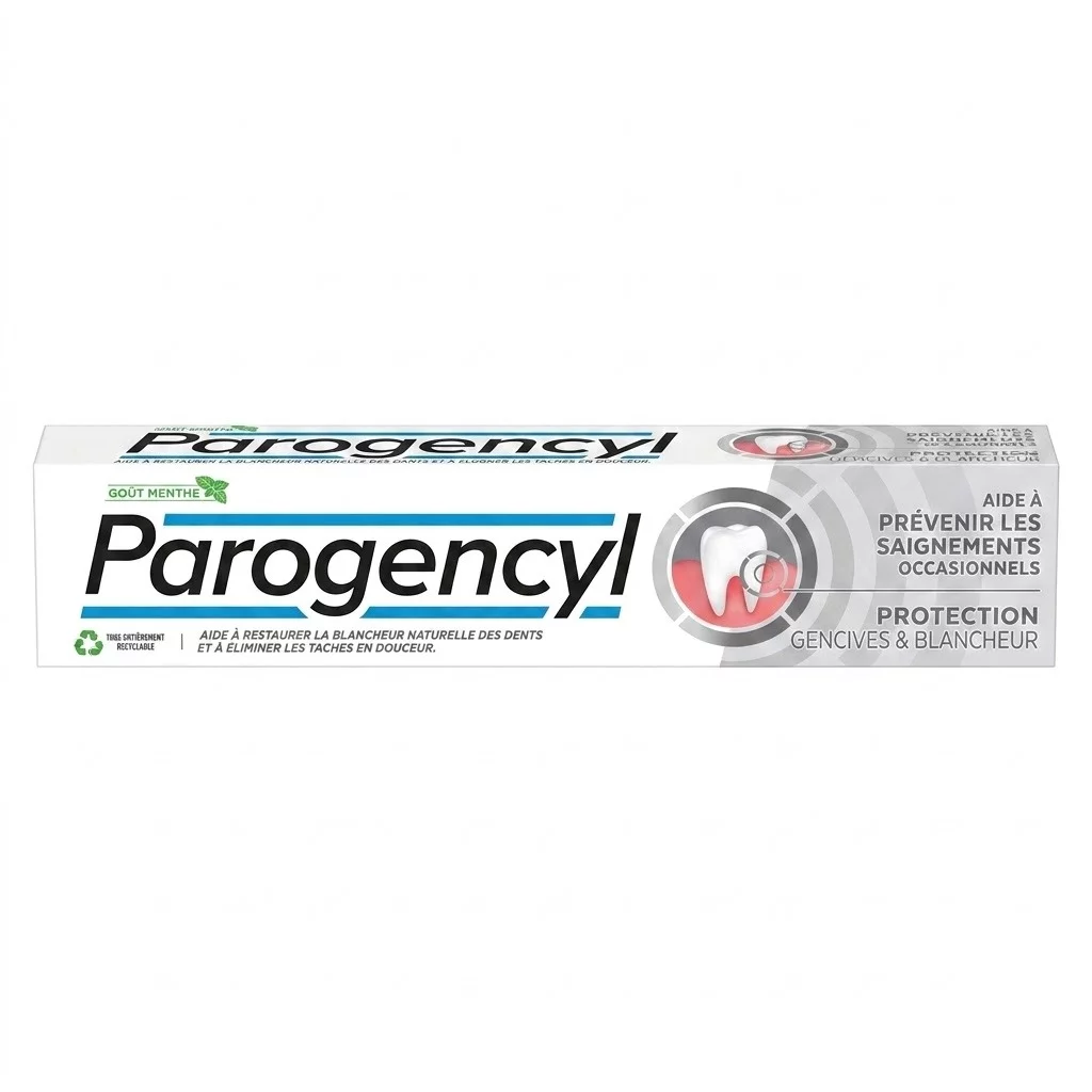 PAROGENCYL DENTIFRICE PROTECTION GENCIVE ET BLANCHEUR GOUT MENTHE 75ML