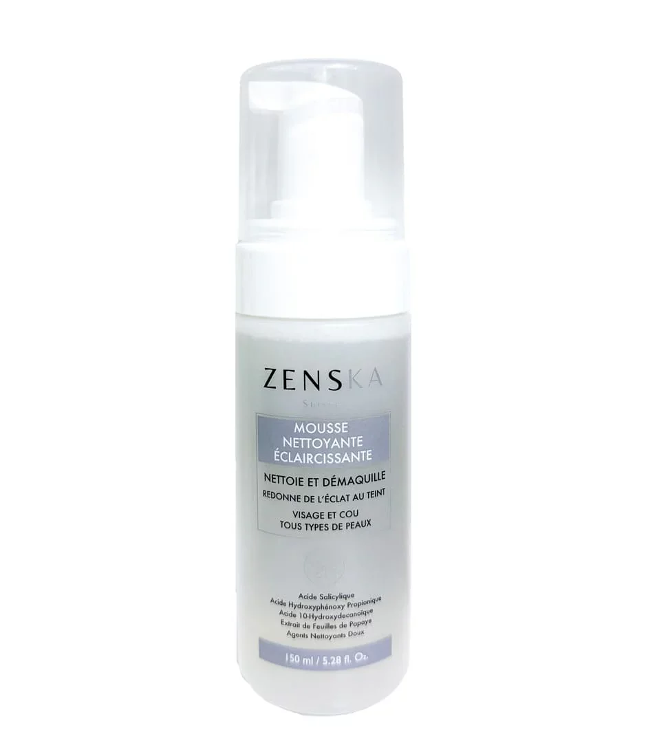 ZENSKA MOUSSE NETTOYANTE ECLAIRCISSANTE 150ML