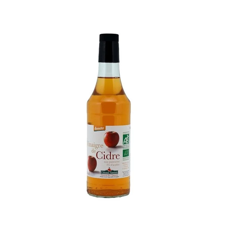 COTEAUX NANTAIS VINAIGRE DE CIDRE DE POMME NON PASTEURISE 50CL