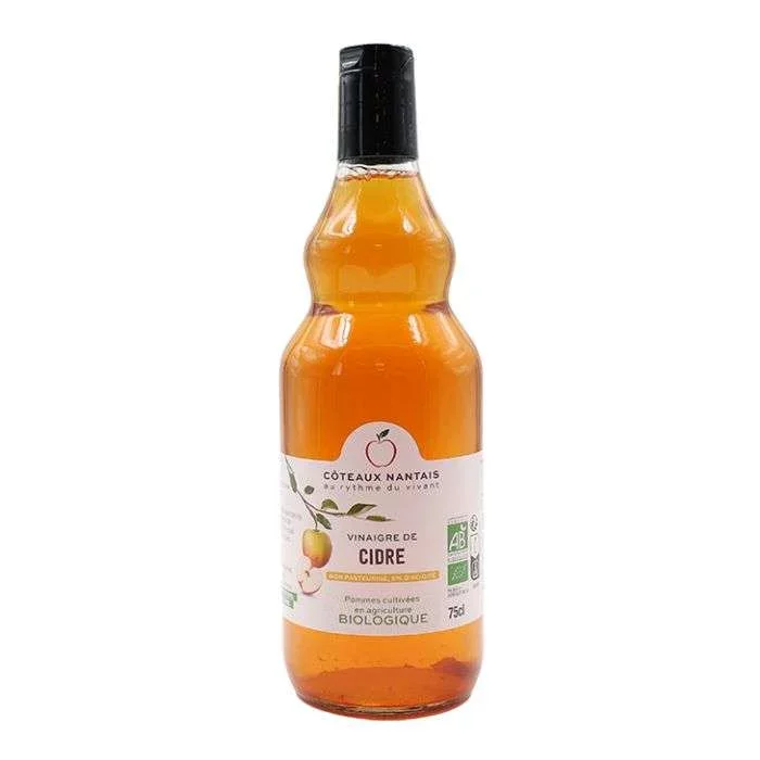 COTEAUX NANTAIS VINAIGRE DE CIDRE NON PASTEURISE 75CL