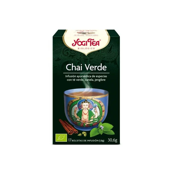YOGI TEA CHAI VERT INFUSION BOITE DE 17 SACHETS