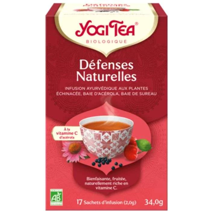 YOGI TEA DEFENSES NATURELLES INFUSION BOITE DE 17 SACHETS