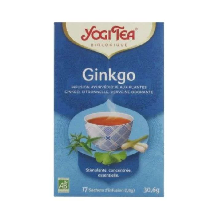 YOGI TEA GINKGO INFUSION BOITE DE 17 SACHETS
