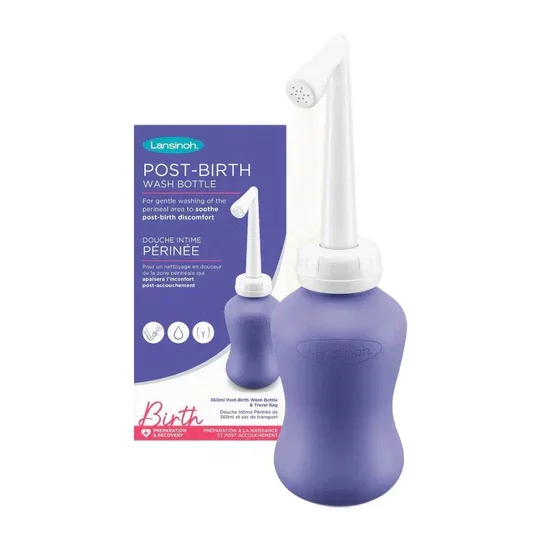 LANSINOH POST-BIRTH WASH BOTTLE DOUCHE INTIME PERINEE 360ML
