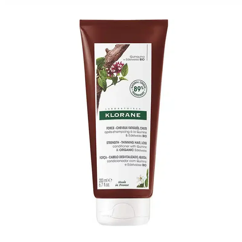 KLORANE QUININE FORCE APRES-SHAMPOOING ANTI-CHUTE ET EDELWEISS BIO 200ML