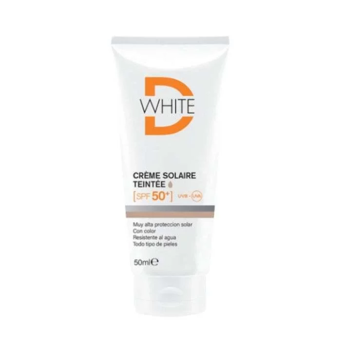 D-WHITE CREME SOLAIRE TEINTEE CLAIRE 50+ 50ML