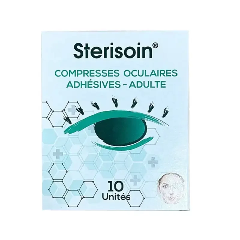 STERISOIN RONDELLE OCULAIRE ADHESIVE ADULTE BOITE DE 10