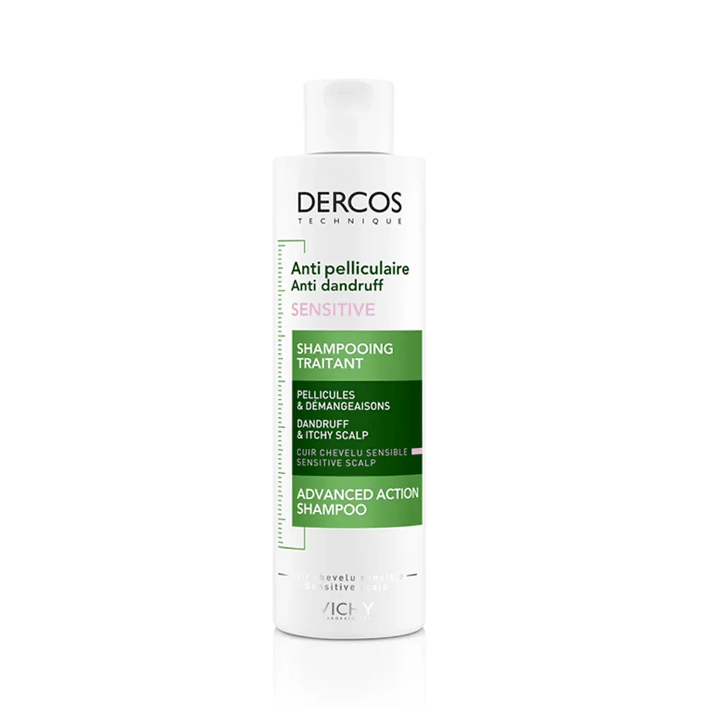 VICHY DERCOS ANTI-PELLICULAIRE SENSITIVE SHAMPOOING TRAITANT 200ML
