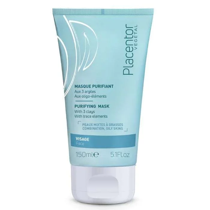 PLACENTOR MASQUE PURIFIANT ARGILE VERTE PEAUX MIXTES GRASSES 150ML REFERENCE P11040