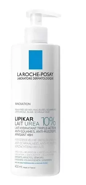 LA ROCHE POSAY LIPIKAR LAIT UREA 10% PEAUX SECHES ET RUGUEUSES 400ML