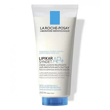 LA ROCHE POSAY LIPIKAR SYNDET AP+ CREME LAVANTE PEAU SECHE ET ECZEMA ATOPIQUE 200ML