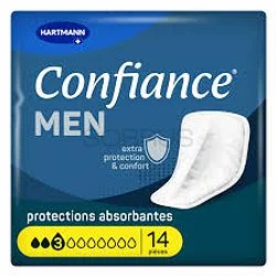 HARTMANN CONFIANCE MEN ABSORBANTE BOITE DE 14 REFERENCE 242113