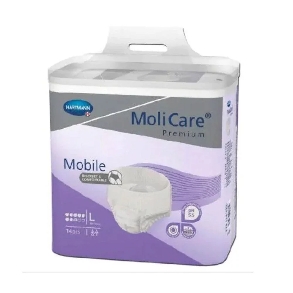HARTMANN MOLICARE COUCHE MOBILE 6G TAILLE L BOITE DE 14 REFERENCE 166 015
