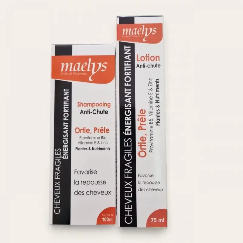 MAELYS PACK LOTION ANTI CHUTE 75ML + MAELYS SAHMPOOING ORTIE PRELE 100ML