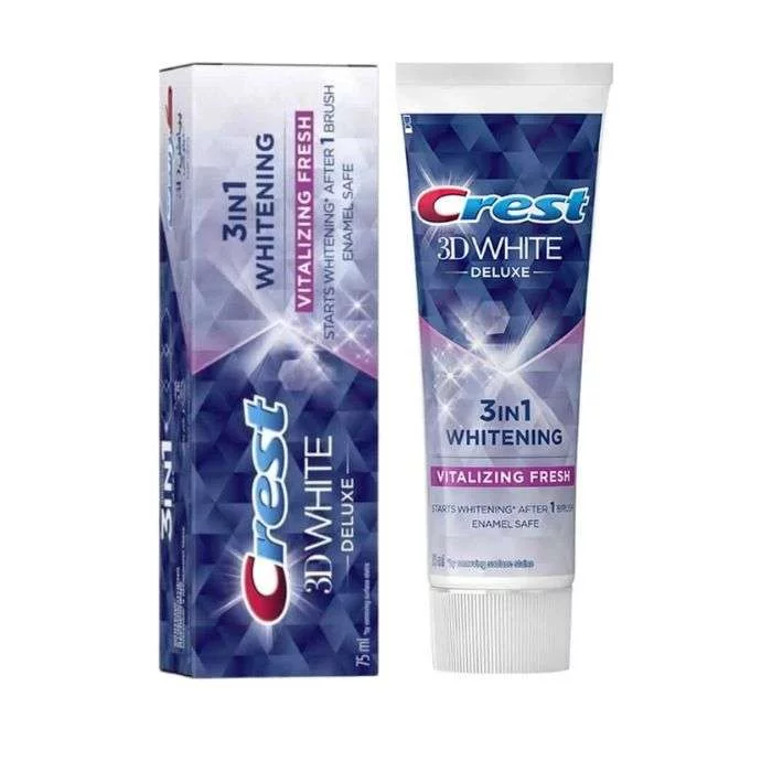 CREST 3D WHITE DELUXE 3 EN 1 75ML