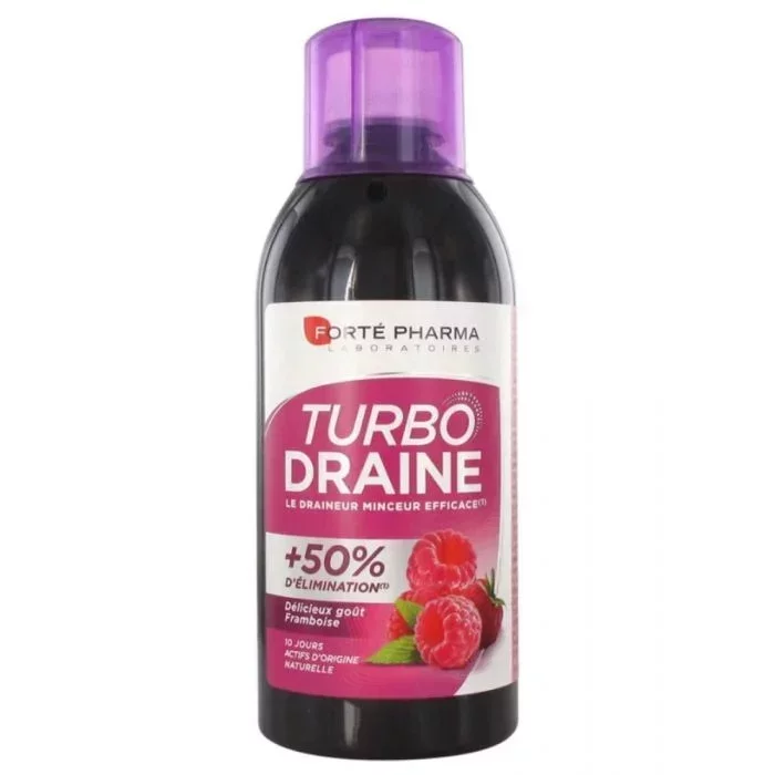 FORTE PHARMA TURBO DRAINE GOUT FRAMBOISE 500ML*2 + MUG OFFERT