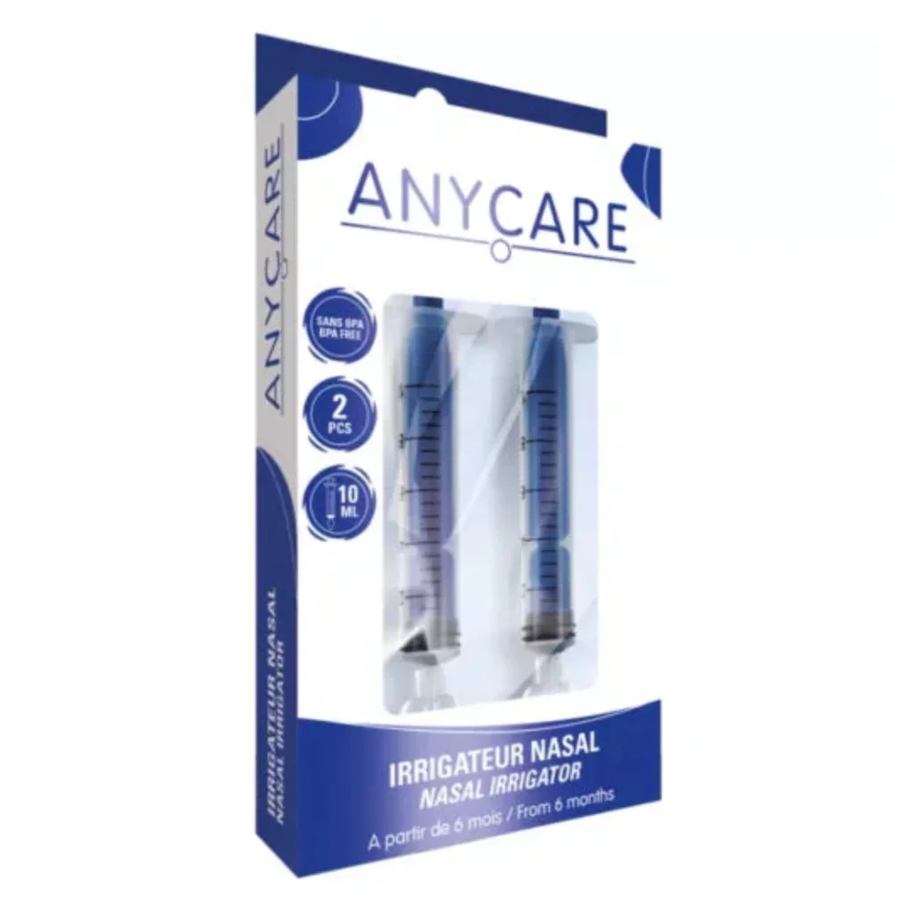 ANYCARE IRRIGATEUR NASALE BLEU BOITE DE 2