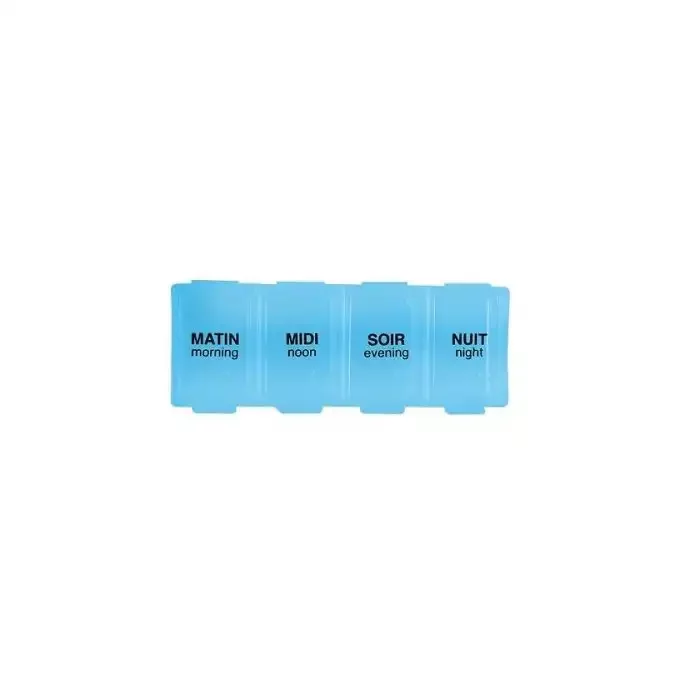 ANYCARE PILULIER JOURNALIER 4 CASES BLEU ET VIOLET REFERENCE WS004