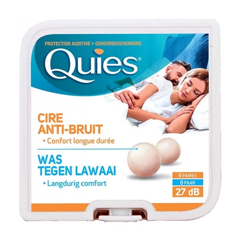 QUIES PROTECTION AUDITIVE CIRE NATURELLE BOITE DE 16 