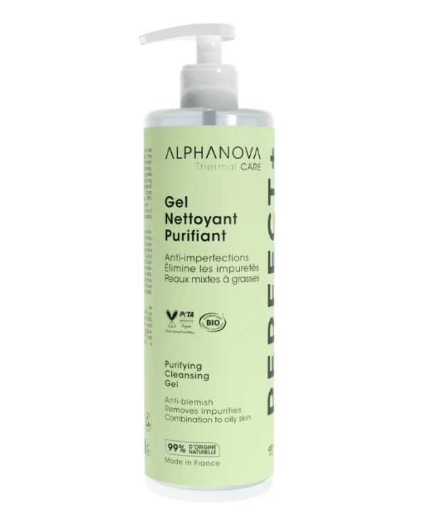 ALPHANOVA GEL NETTOYANT PURIFIANT ANTI-IMPERFECTIONS PERFECT+ 400ML
