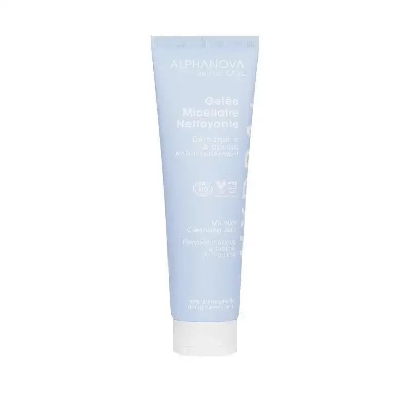 ALPHANOVA GELEE MICELLAIRE NETTOYANTE HYDRA+ DEMAQUILLE ET APAISE ANTI-TIRAILLEMENT VISAGE 150ML