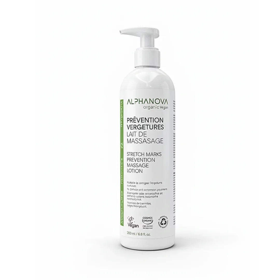 ALPHANOVA LAIT DE MASSAGE PREVENTION VERGETURES 400ML