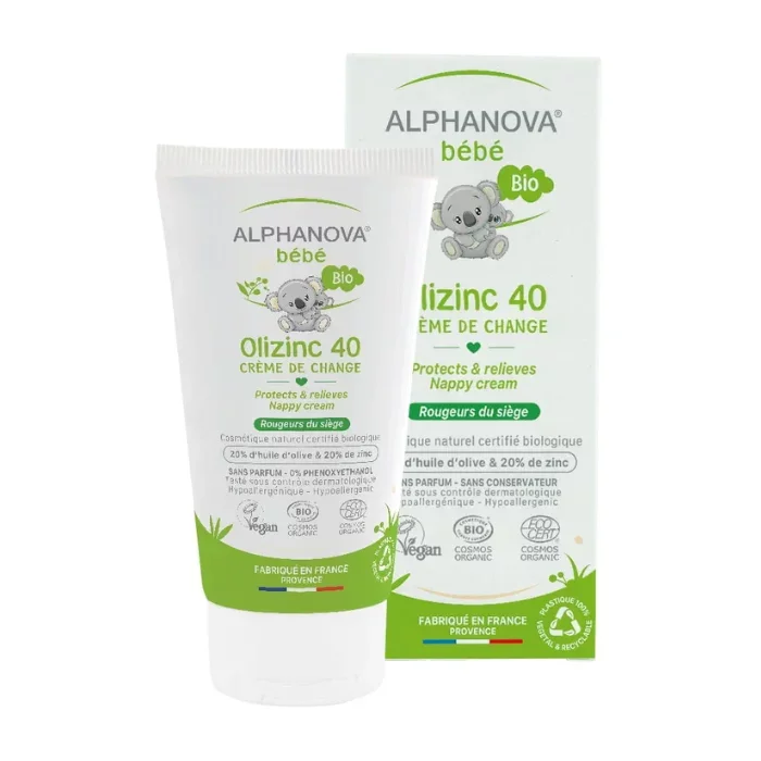 ALPHANOVA BEBE OLIZINC 40 CREME DE CHANGE BEBE 50G