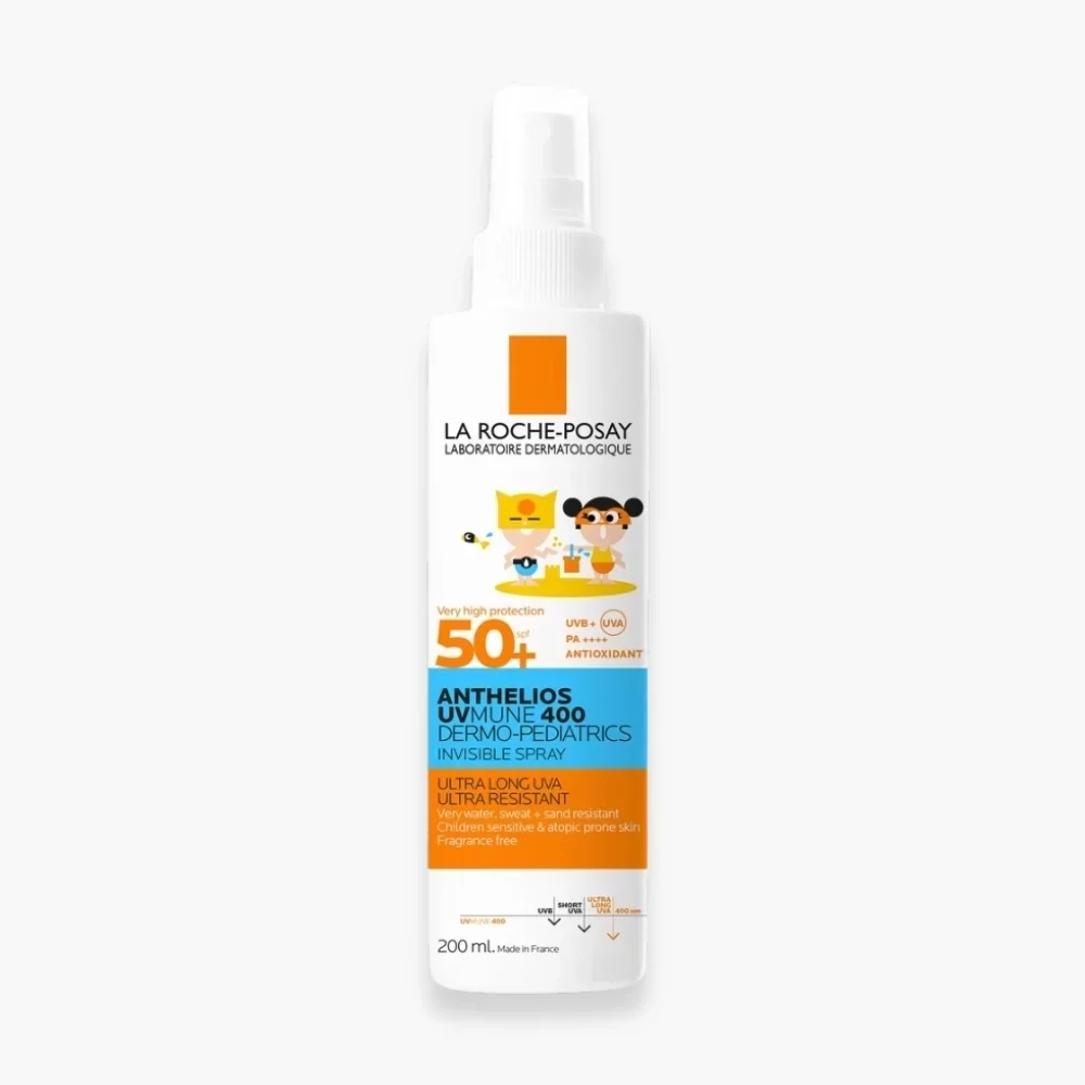 LA ROCHE POSAY ANTHELIOS UVMUNE 400 DERMO-PEDIATRICS INVISIBLE SPRAY SPF50+ 200ML