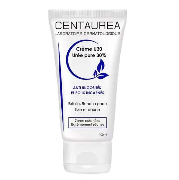 CENTAUREA CREME U30 UREE PURE 30% ANTI-RUGOSITES ET POILS INCARNES 100ML