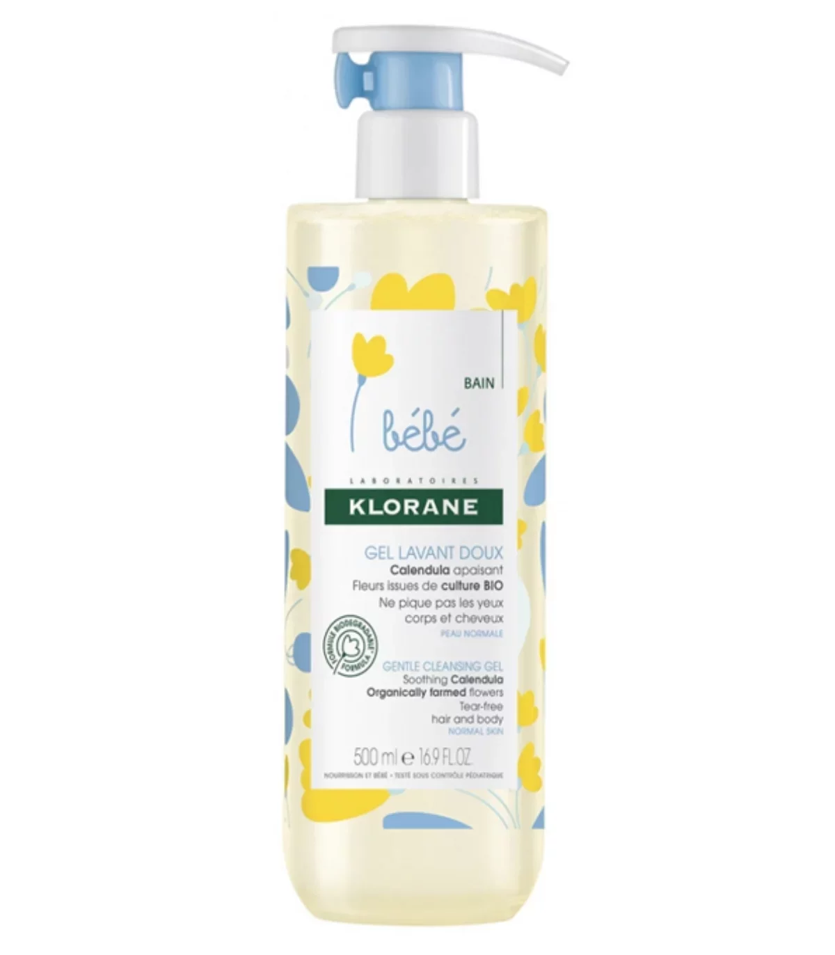 KLORANE BEBE LAIT DE TOILETTE PROTECTEUR 500ML