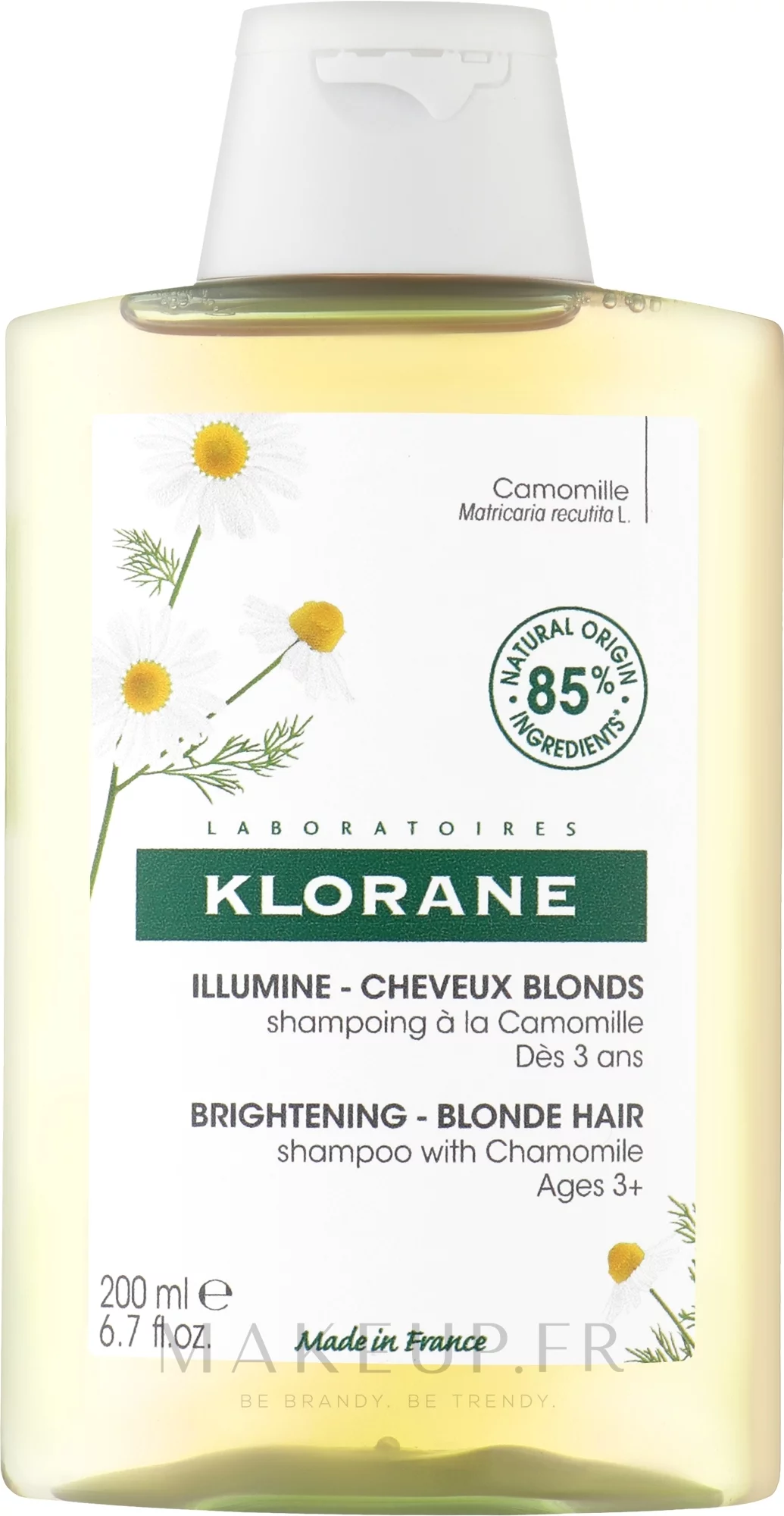 KLORANE CAMOMILLE SHAMPOOING 200ML