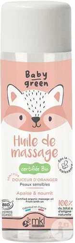 MKL GREEN NATURE BABY GREEN HUILE DE MASSAGE BIO 100ML