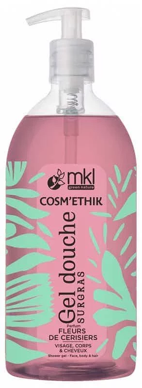 MKL GREEN NATURE COSM'ETHIK GEL DOUCHE FLEUR DE CERISIERS 1L