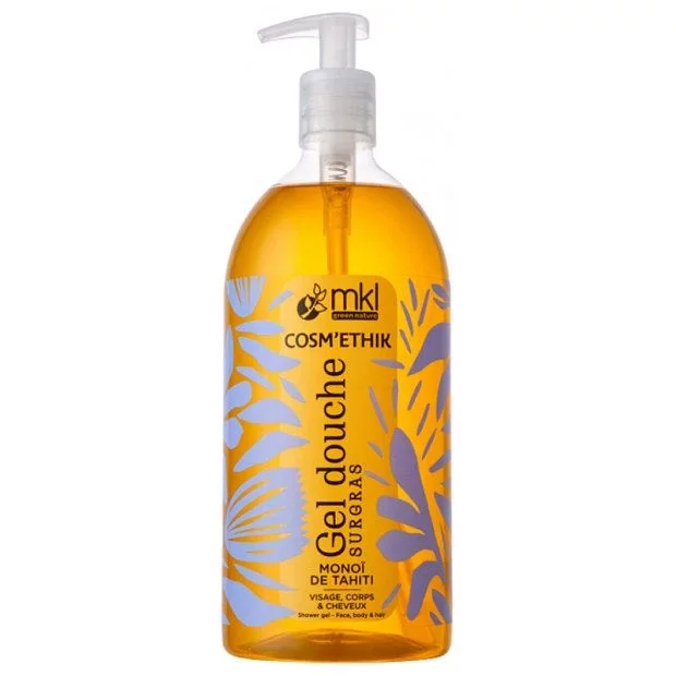 MKL GREEN NATURE COSM'ETHIK GEL DOUCHE SURGRAS MONOÏ DE TAHITI 1L