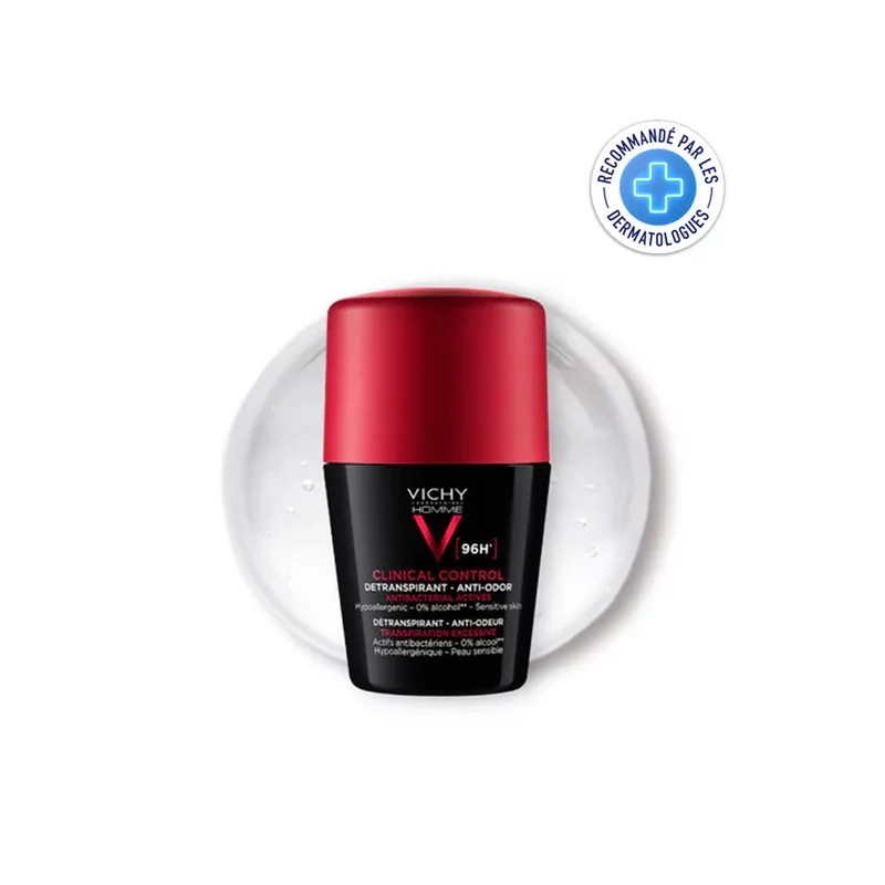 VICHY DEODORANT CLINICAL CONTROL 96H TRANSPIRATION EXCESSIVE HOMME