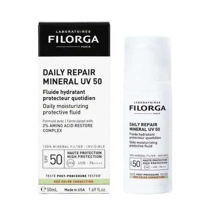 FILORGA DAILY REPAIR MINERAL UV 50 FLUIDE HYDRATANT PROTECTEUR QUOTIDIEN SPF50 50ML
