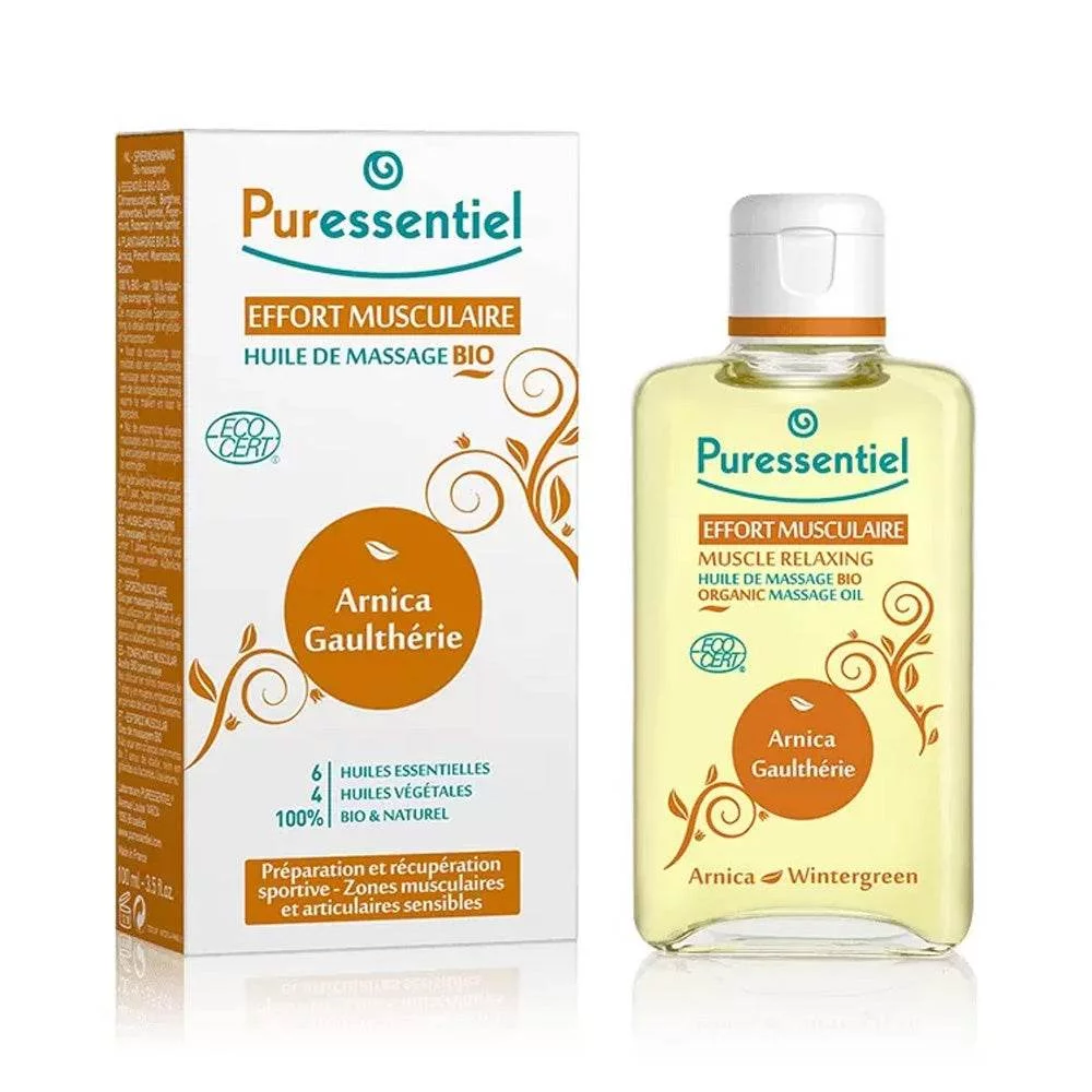 PURESSENTIEL ARTICULATIONS & MUSCLES EFFORT MUSCULAIRE HUILE DE MASSAGE 100ML