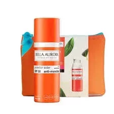 BELLA AURORA PACK ECRAN SOLAIRE PEAUX NORMALES A SECHES SPF50+ 50ML + TROUSSE ORANGE OFFERTE